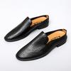 Genuine Leather Mules Shoes Men's Half Shoes For Man Luxury Brand Slippers Men Designer Casual Shoes Breathable Slip On Footwear