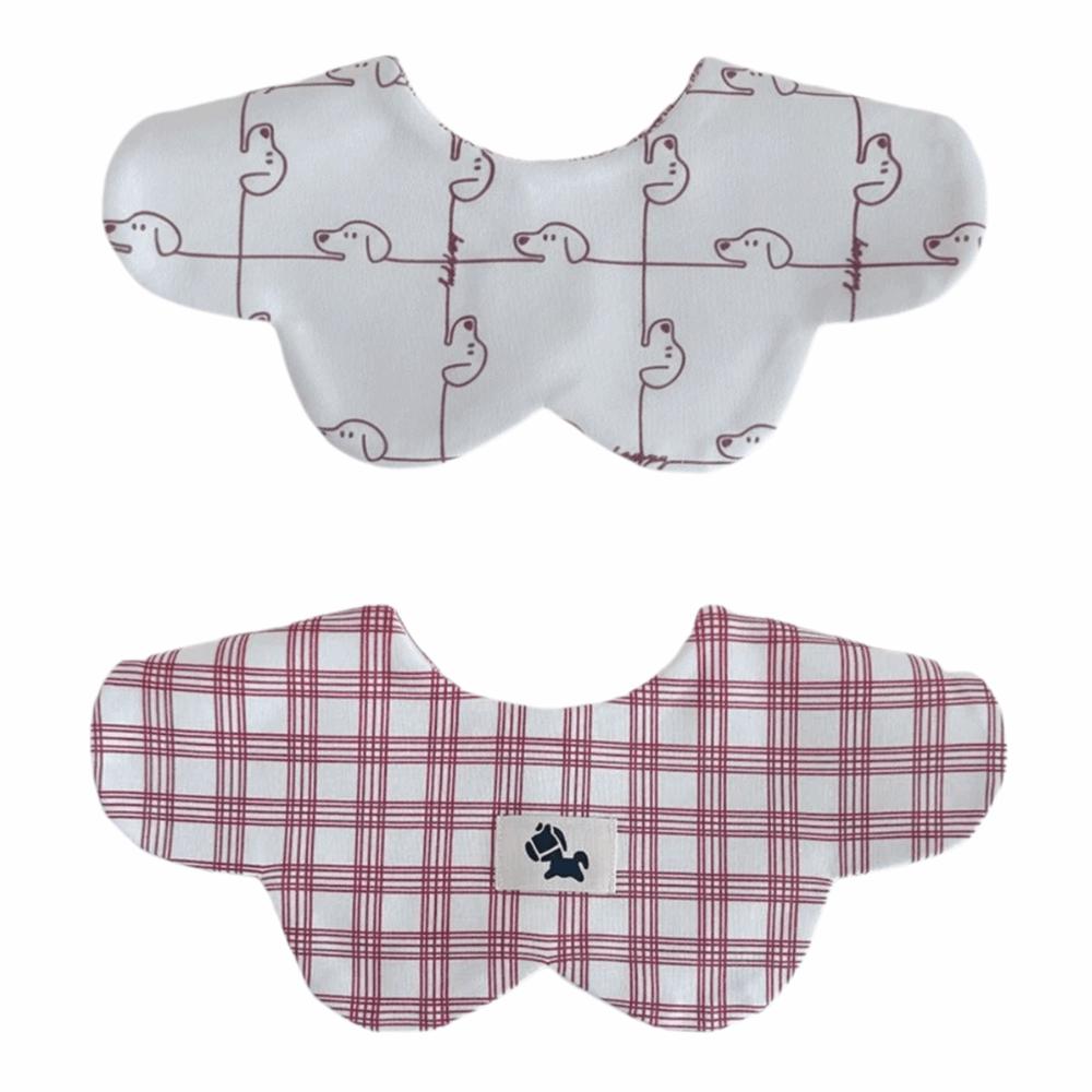 

Cartoon Baby Drool Bib Cotton Teething Bib Reversible Cute Saliva Towel Newborn Care Style 7