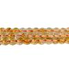 Jing Xi Ji Natural Yellow Rutilated Quartz Round Beads for DIY Jewelry