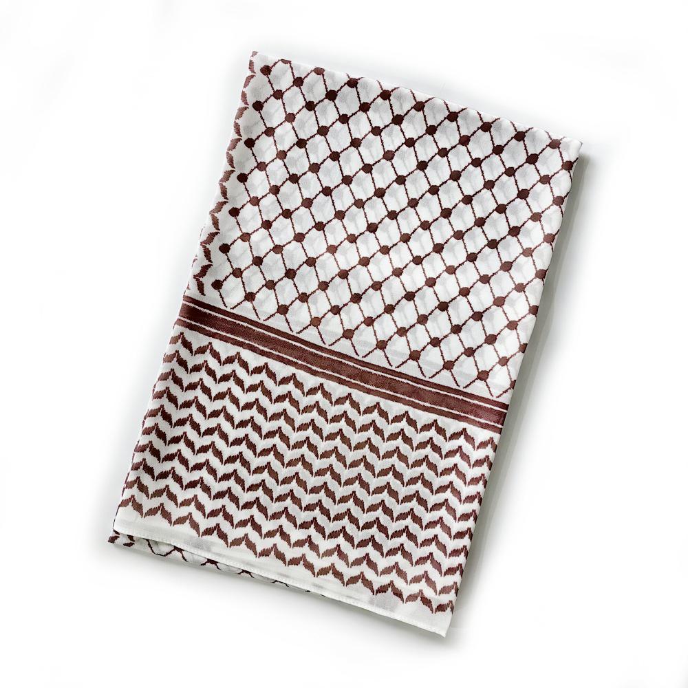 

Шифоновый клетчатый платок: Ближневосточный стиль Аравия и Турция 70 x 180