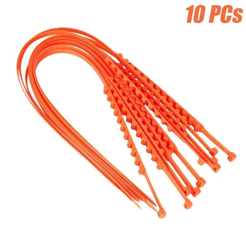 10/40/60PCs Winter Universal Car Tire Anti-Slip Snow Chains Anti-skid Motorcycle Car Tyre Wheel Tie Emergency Car Accessories