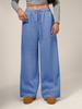 Women Autumn Winter Wide Leg Pants Elastic Waist Casual Drawstring Trousers Fashion Elegant Simple Long Pants Solid Color Clothing