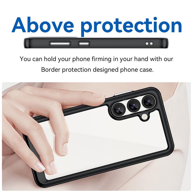 Für Samsung Galaxy S25 Hülle Für Samsung S25 Cover 6,1 Zoll Bunte Weiche Kante Silikon Transparent Bumper Für Galaxy S25