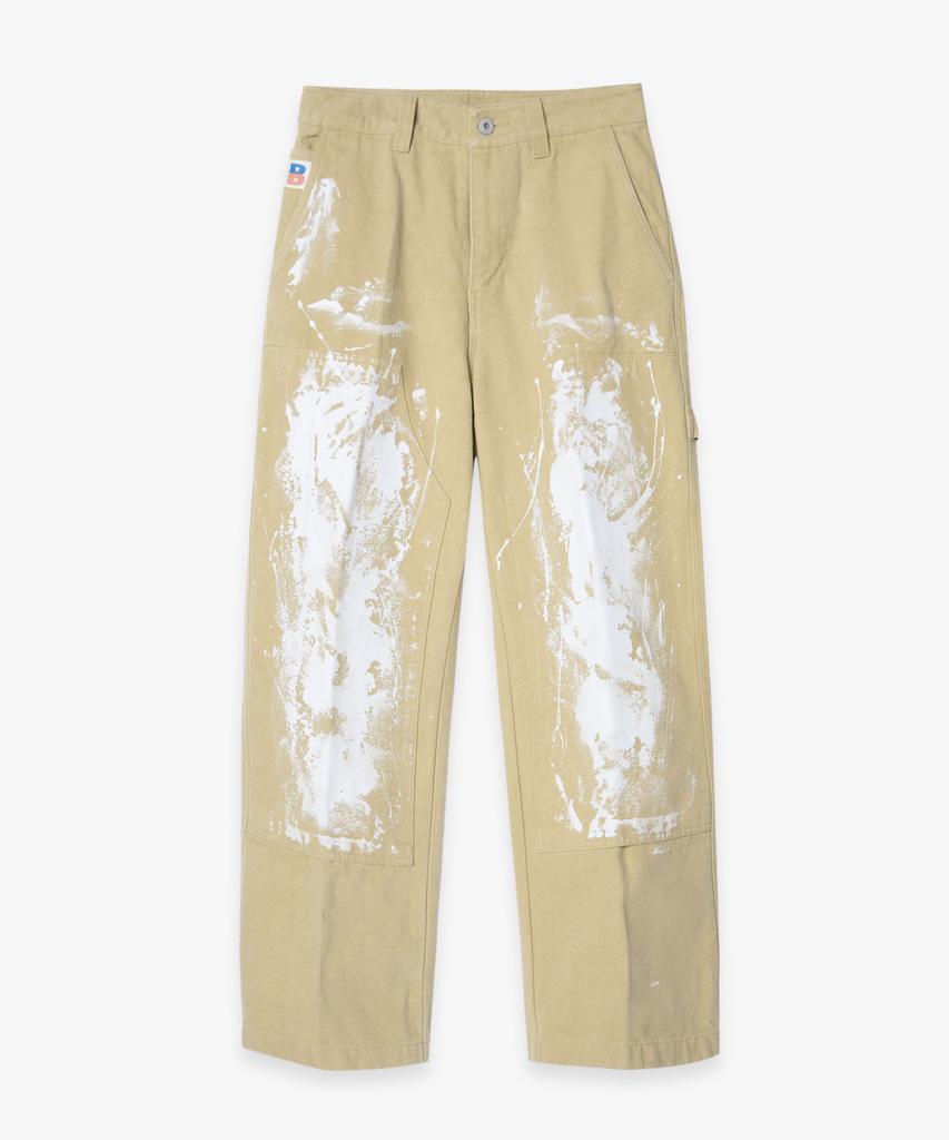BIRTHDAYSUIT Painted Carpenter Pants (Beige)