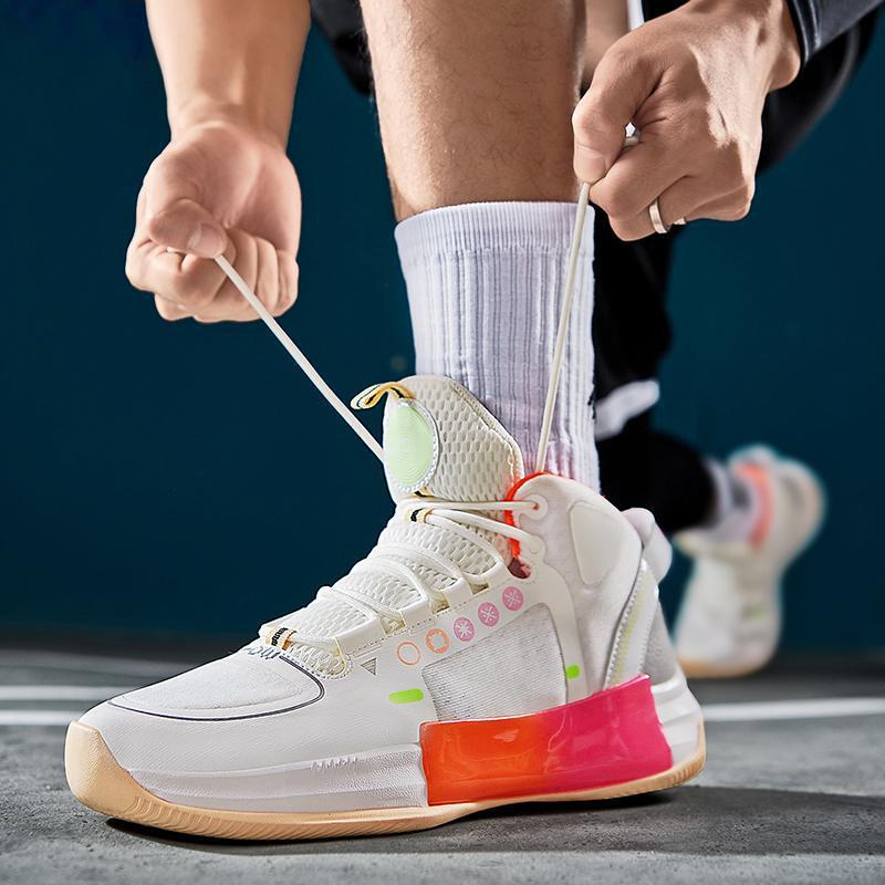 Basketball shoes friction sound phantom 4th generation 3 Wade way 10 Putian non-slip cushioning children's sports shoes men's