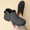 2024 New Autumn and Winter Warm Snow Boots Velvet Fashion Women's Casual Short Boots One-pedal Mother Shoes Women's Cotton Shoes