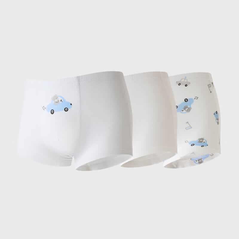Layfhun Kids' 100% Cotton Underwear 3-Pack