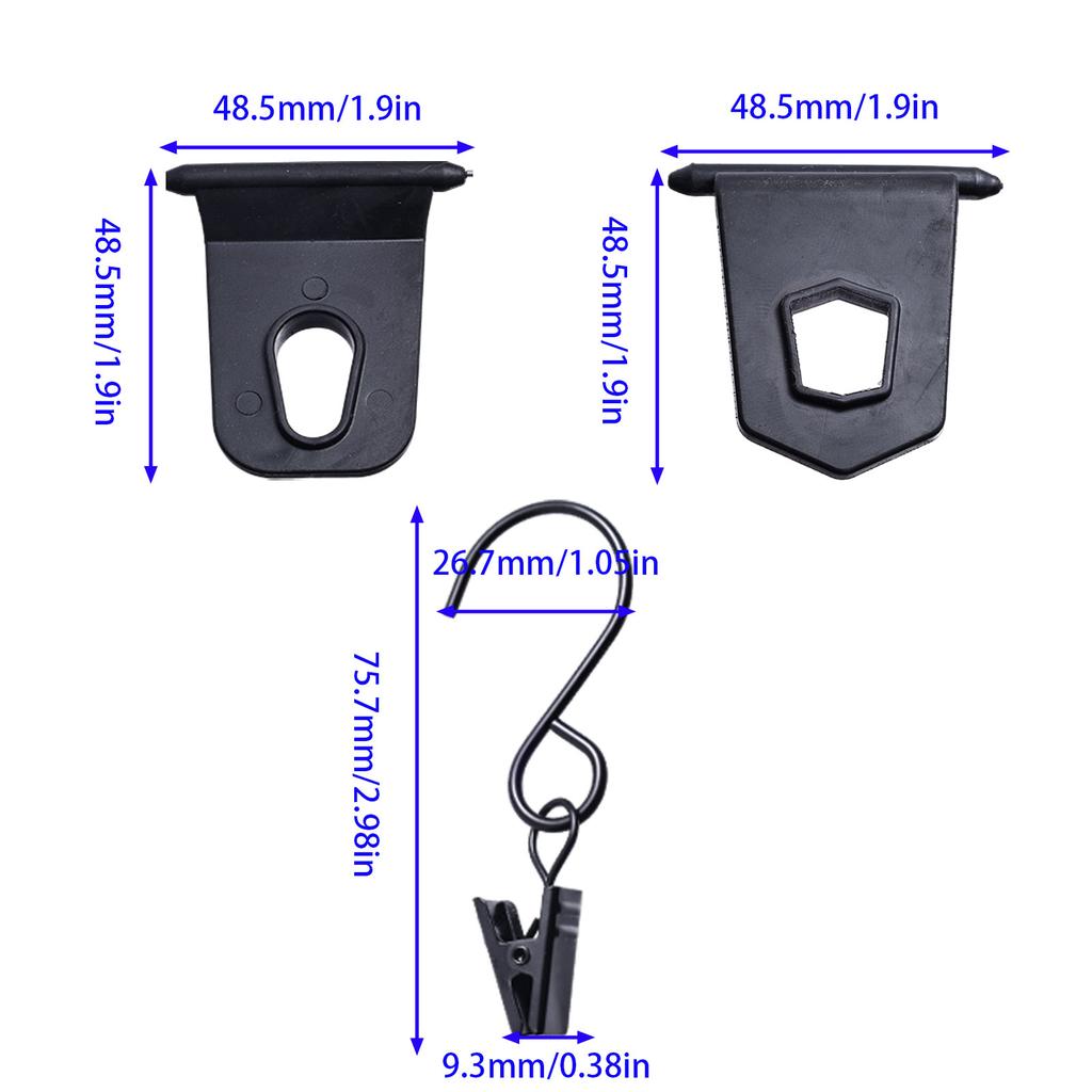 Motorhome Awning S Hooks Outdoor Camping Lamp Hangers Christmas Festival Decoration Supplies