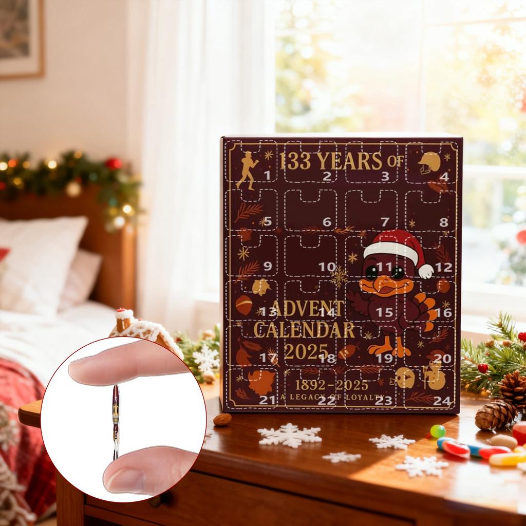 2D Adventní kalendář obsahuje 24 adventních kalendářů, odpočítávací kalendář a překvapivé sběratelské předměty.