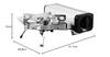 Iwatani FORE WINDS Folding Camp Stove (Silver)
