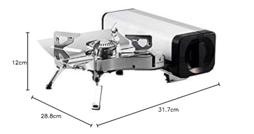 Iwatani FORE WINDS Folding Camp Stove (Silver)