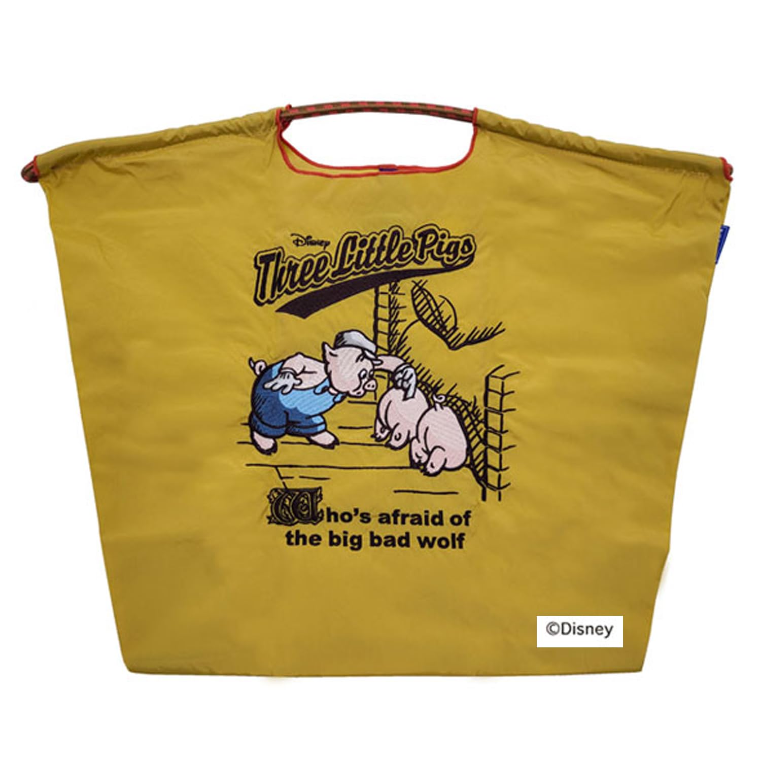 

Оригинальная большая сумка «Три поросенка» хозяйственная сумка эко-сумка сумка-тоут сумка на плечо 324103 [Ball & Chain] (L, ЖЕЛТЫЙ)