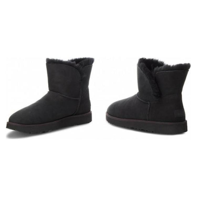 UGG Short Snow Boots Women's Black 1016417-BLK