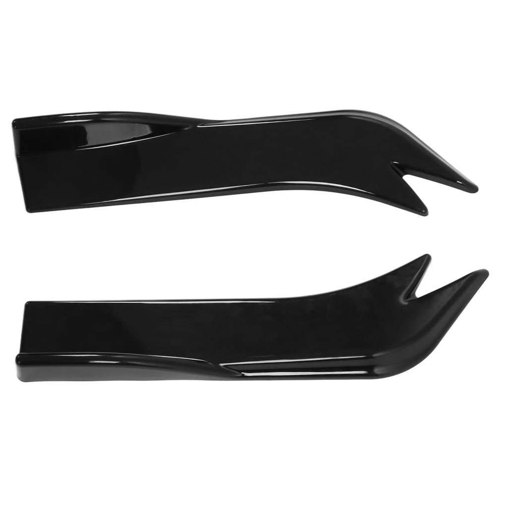 2 Stück Auto Stoßstange Hinten Lippe Diffusor Splitter Seitenschweller Canard oder mit Befestigungsschrauben