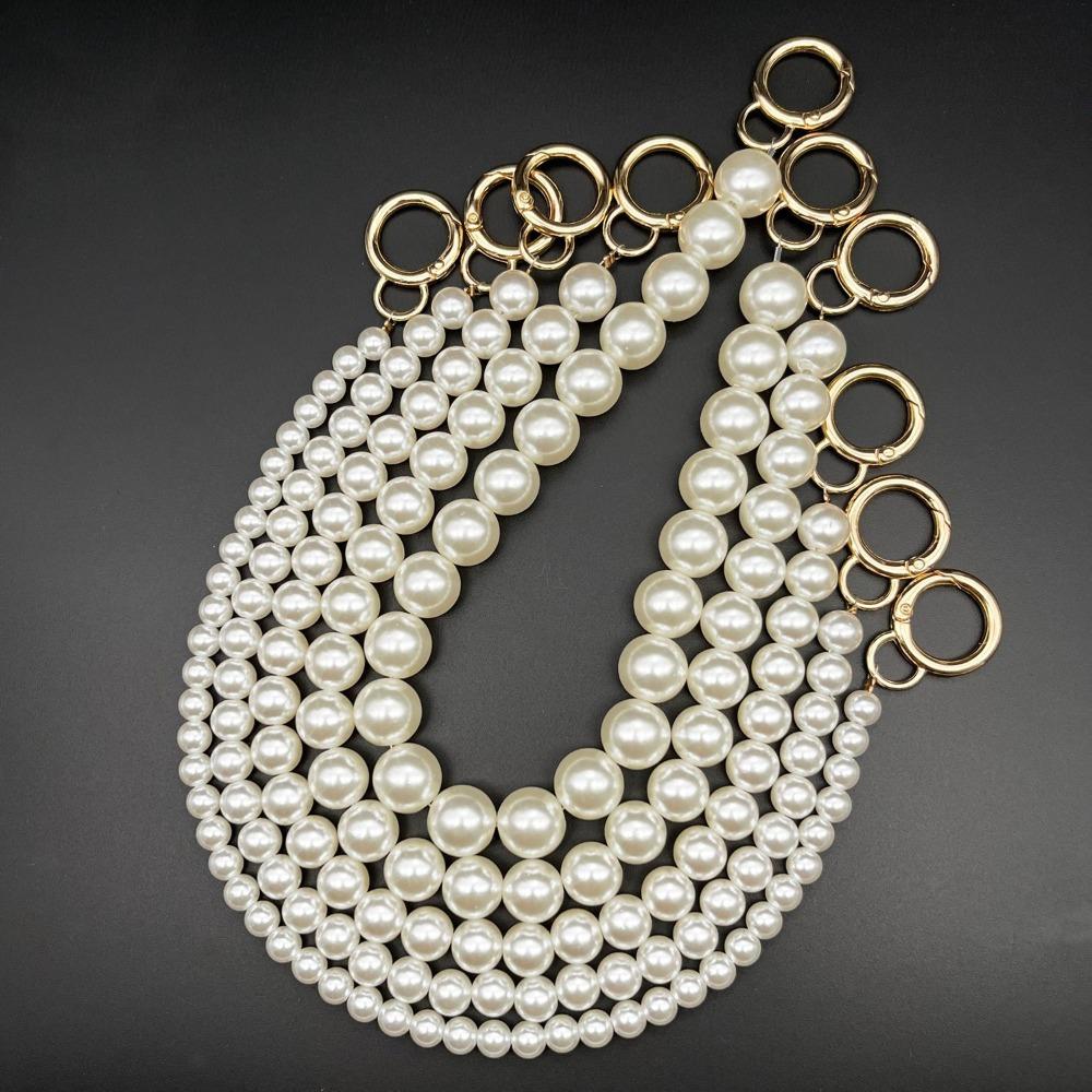 8mm Pearl Chain for Bag Hanging Rope Mobile Phone Lanyard Crossbody Phone Strap  Hanging Ornaments