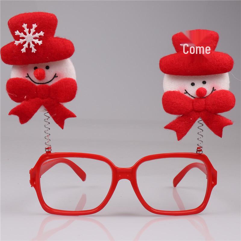 Christmas Cartoon Glasses Frames for Kids & Adults - Festive Party Costume Decorations