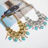 Retro Europäischer Stil Kastenketten Halskette Mit Legierungs-Finish Für Damen Accessoires