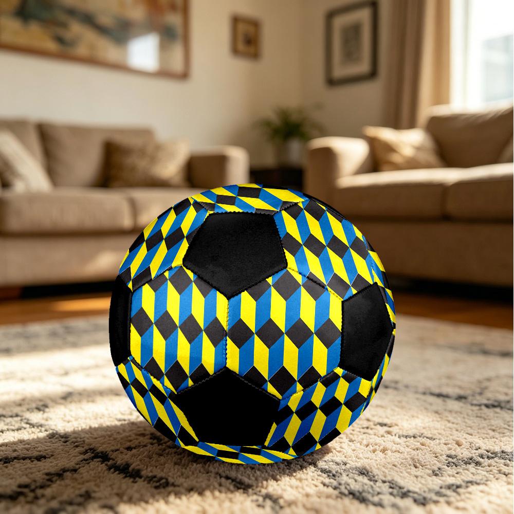 1pc Geometric Outdoor Sports Football, Size 5, Comfortable And Durable Feel,Gift yy99