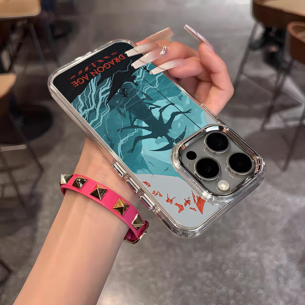Game Dragon Age Phone Case For IPhone 17 Air 16 15 14 13 12 11 Pro Pro Max Plus Transparent Soft Cover