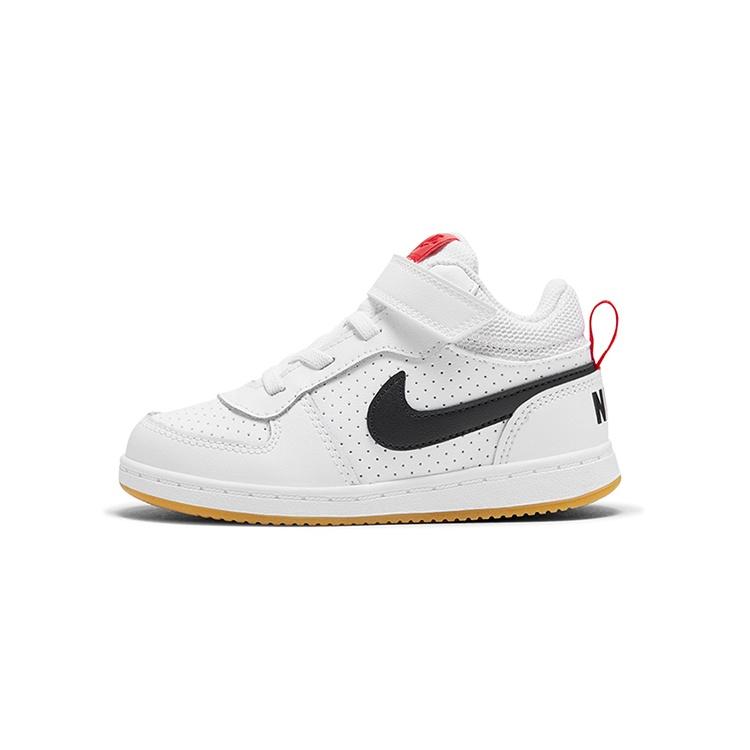 (TD) Nike Court Borough Mid White Obsidian Gum Baby 870027-107 EU 23.5