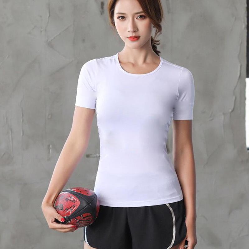 Summer Yoga Quick-Dry Slimming Short Sleeve T-Shirt