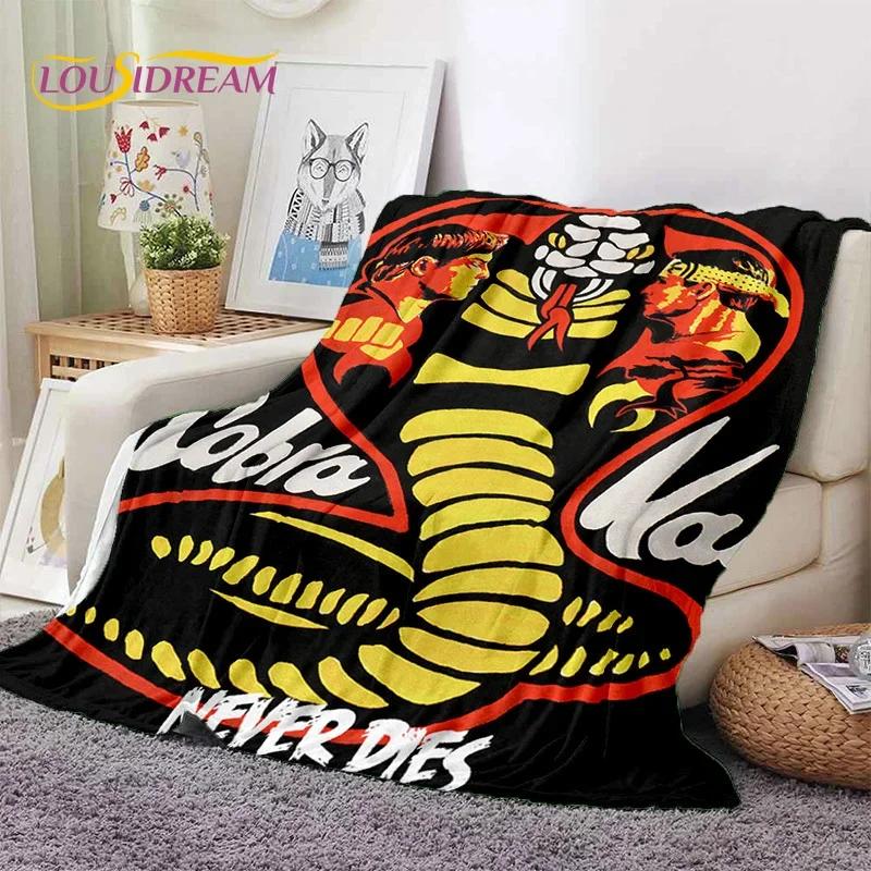 3D Cobra Kai Classics TV Amanda Karate Soft Flannel Blanket for Beds Bedroom Sofa Picnic,Throw Blanket for Cover Outdoor Leisure