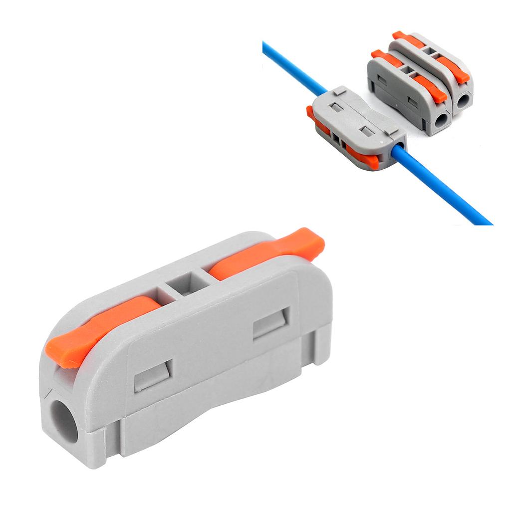 20Pcs Wire Conductor Connector  LeverNut 1in1out Fast Lighting Terminal Block