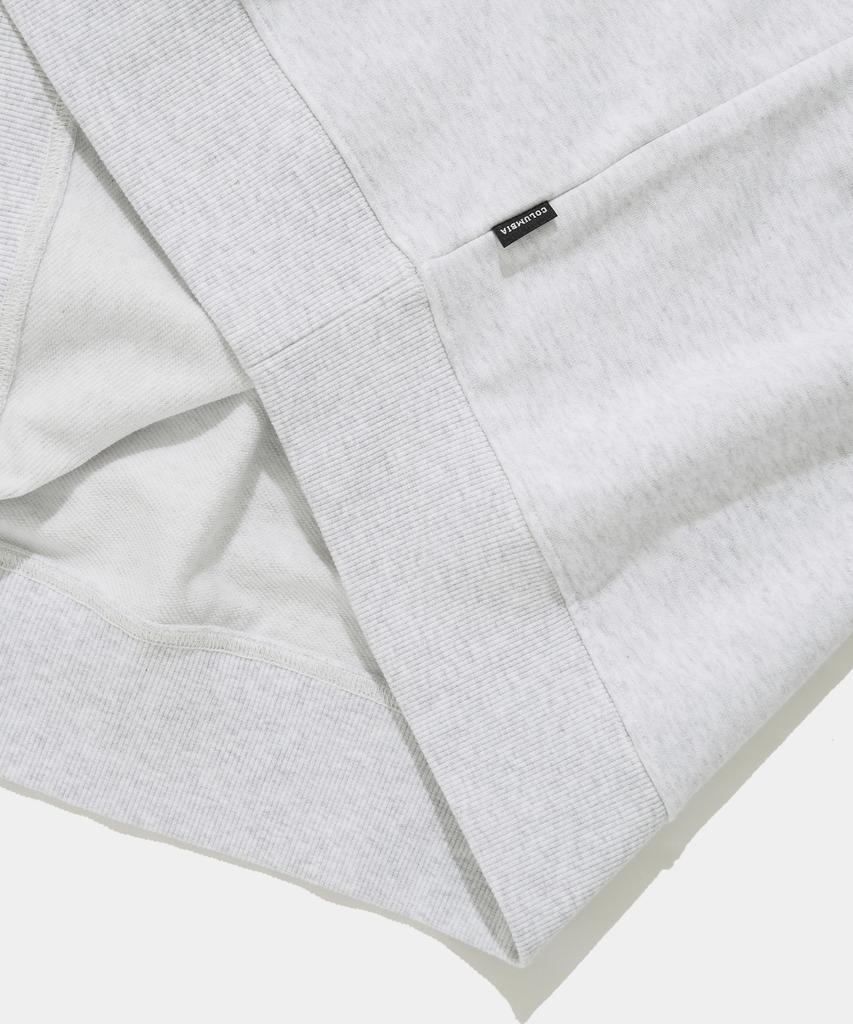 COLUMBIA UNIVERSITY Nyc Emb Terry S/S Crew Neck_Light Melange Gray