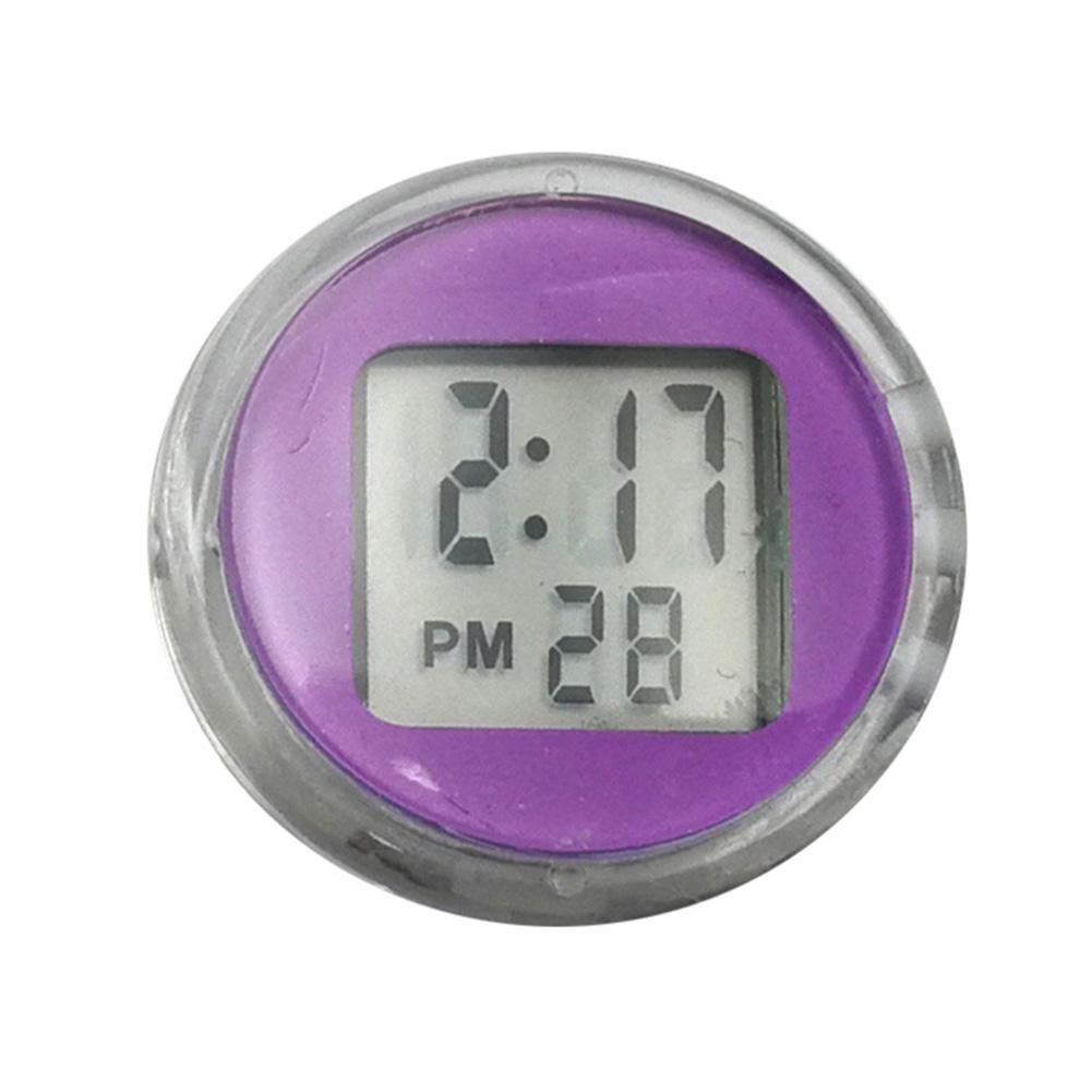 

1 шт. мини водонепроницаемый мотоцикл велосипед липкий цифровой дисплей часы украшения мотоцикла авто аксессуары для салона автомобиля