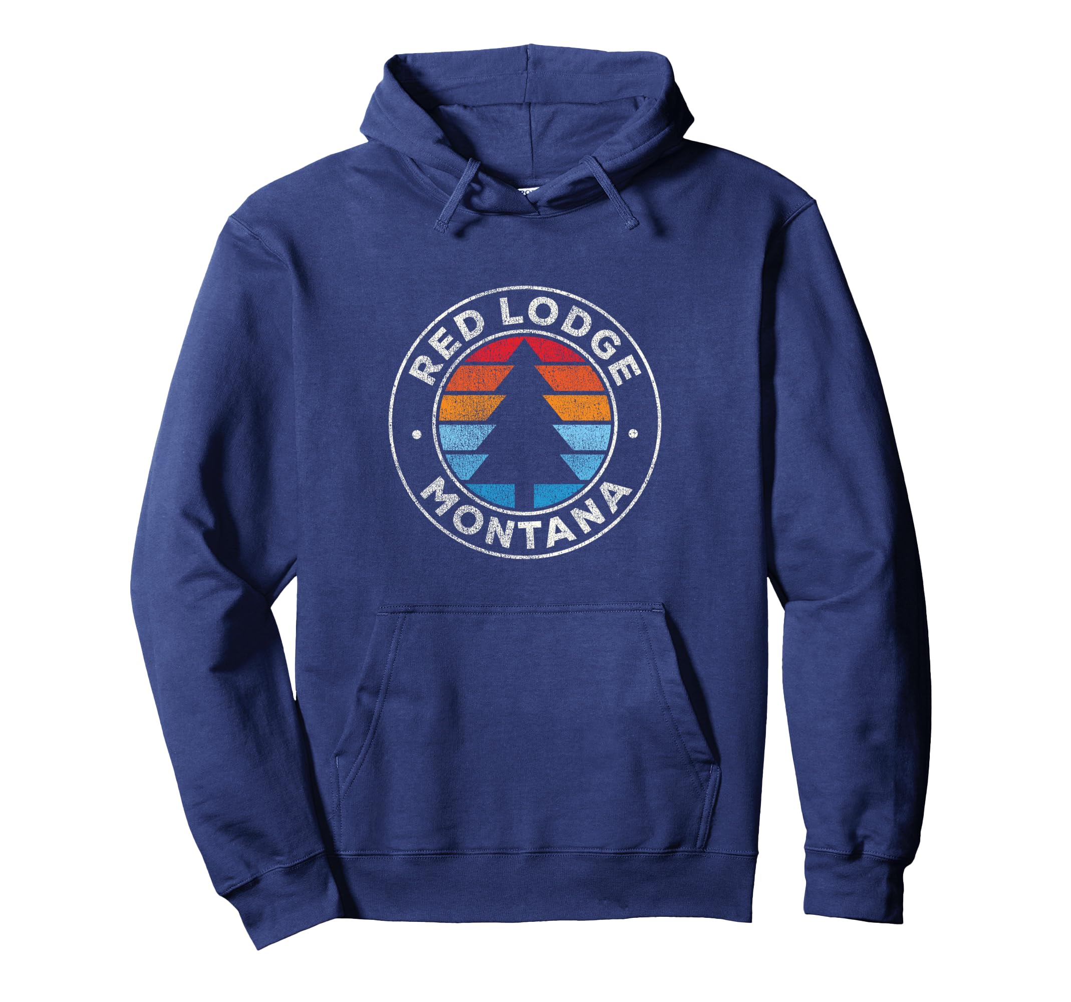 

Red Lodge Montana MT Vintage Graphic Retro 70s Hoodie