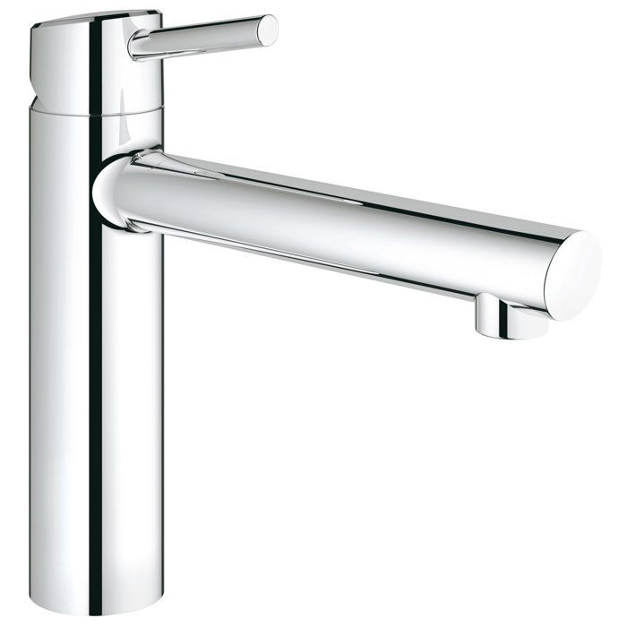 Mitigeur évier GROHE Concetto 31210001 - Bec pivotant médium - Escamotable - Chrome