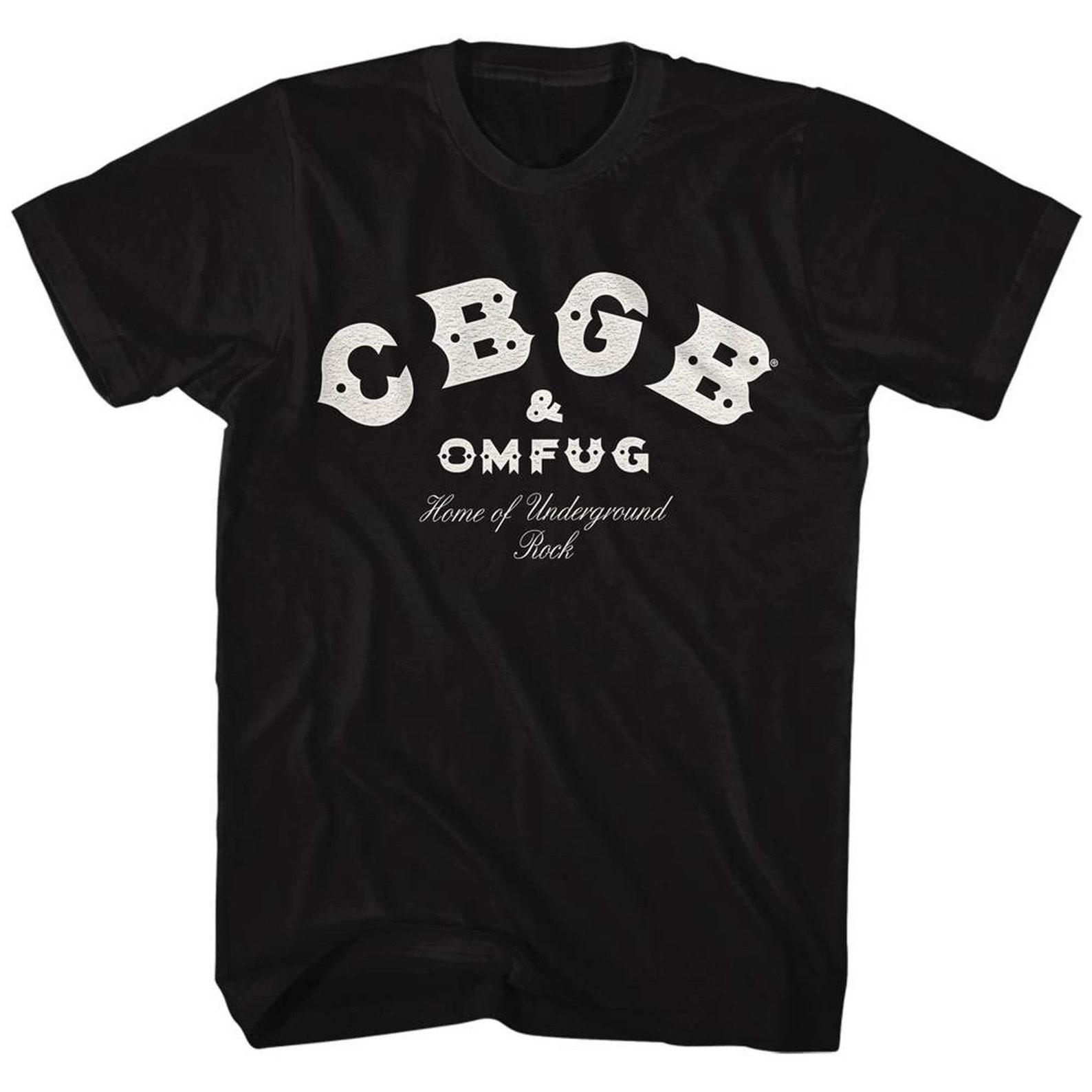 CBGB Classic Logo Black Adult T-Shirt S