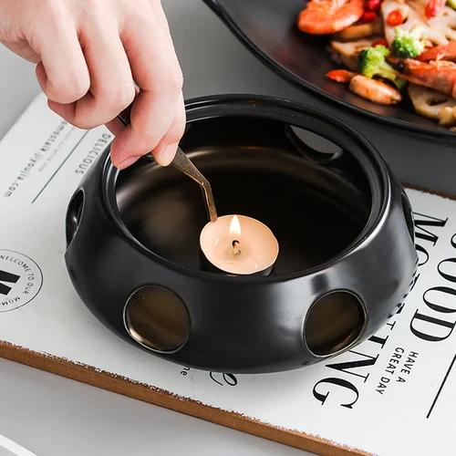 

Подогреваемая изолированная тарелка, ресторанная тарелка для основного блюда, японская керамическая тарелка для барбекю Shouxi, креативная домашняя кухонная посуда для стейков