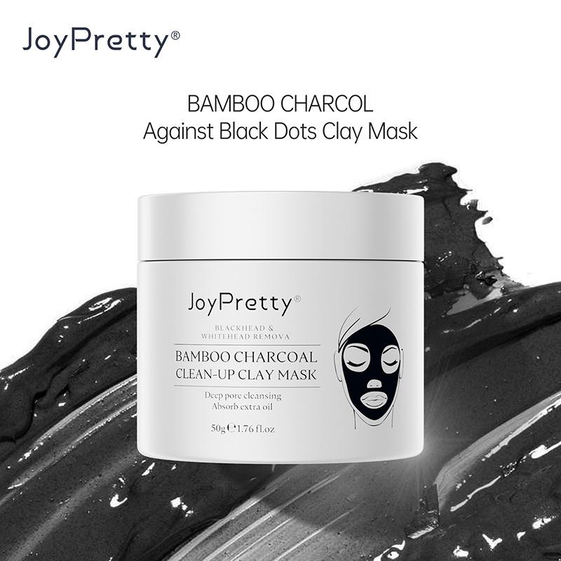 Bamboo Charcoal Mud Mask Gentle Cleansing Oil Control Clean Pore Blackhead Clay Mask