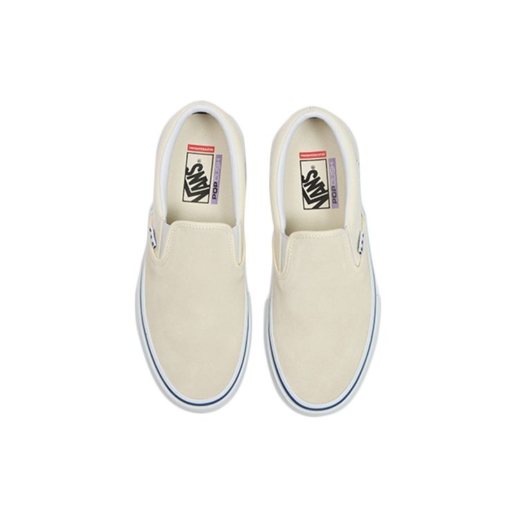 Vans Skate Slip-On Schachbrettmuster - Off White Unisex-Sneaker VN0A5FCAOFW