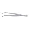 16cm Stainless Steel Tweezers 304 High Accuracy Serrated Fine Tip Tweezer for Laboratory Surgical