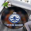 Custom Name Rangers FC Round Area Rug,Carpet Rug for Living Room Bedroom Sofa Playroom Decor,Non-slip Floor Mat