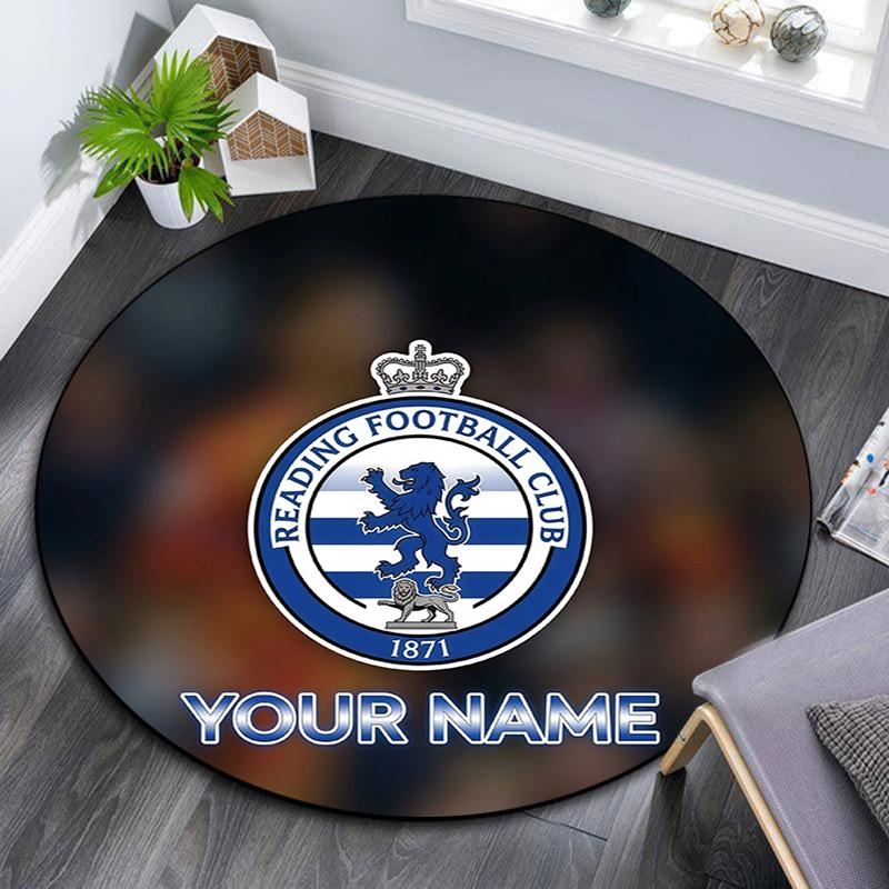 Custom Name Rangers FC Round Area Rug,Carpet Rug for Living Room Bedroom Sofa Playroom Decor,Non-slip Floor Mat