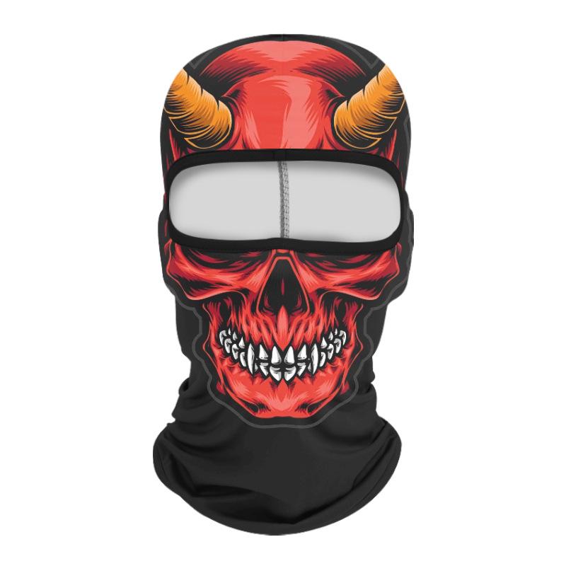 Atmungsaktive Sommer-Gesichtsmaske: Sonnencreme Sturmhaube für Radfahren, Klettern, Motorradfahren und Outdoor-Sportarten