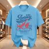 Unisex S Short Sleeve T Shirt Amity Island 1975 Shark Vintage Movie Graphic Print Crew Neck Tee Summer Casual Tops Male Soft Shirt
