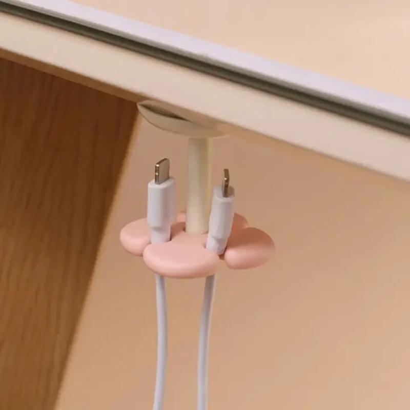 Organisateur de câble pour appareil de cuisine en forme de fleur Dévidoir de cordon Économiseur d'espace Support de rangement pratique pour mixeur machine à café
