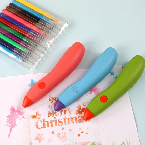 Elektrisk spraypenn Airbrush Sett USB Oppladbar Ergonomisk design Komfortabelt grep Vaskbar spraymalingspenn