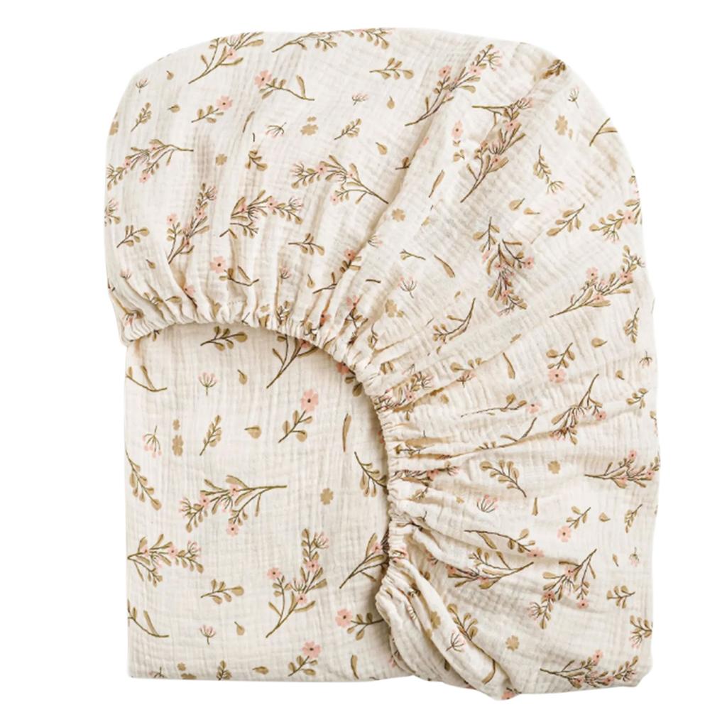 1 Stück/2 Stück Spannbettlaken aus Baumwolle für Babywiege, weich, atmungsaktiv, Matratzenschoner für Kinderbett, sanft zu empfindlicher Haut