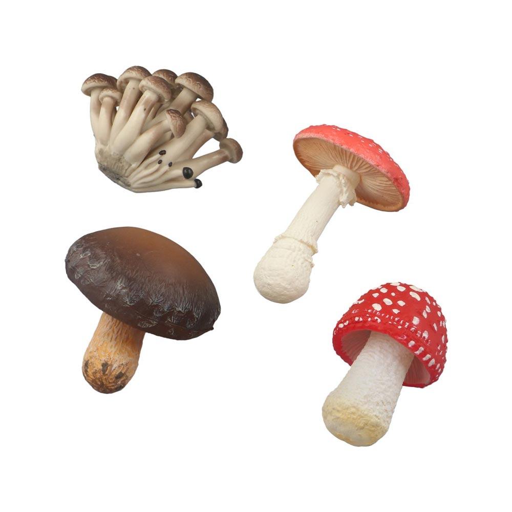 Simulation Fungus Figurines Garden Decor Mini Mushroom Matsutake Oyster Landscape Miniatures DIY Photograph Props