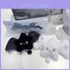 Wish Wichu Black And White Plush Animal Keychain With Pp Cotton Fill For Fans Collection Gift