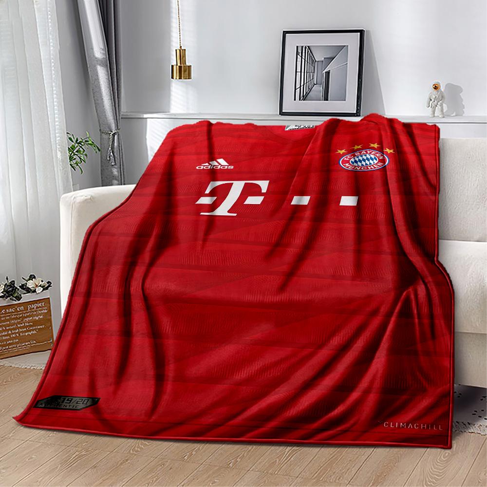 Bayern Munich Blanket Soft Warm Cozy Perfect for Bedding Couch Livingroom for All Seasons Modern Style Ideal Gift For Birthday Valentine'S Day
