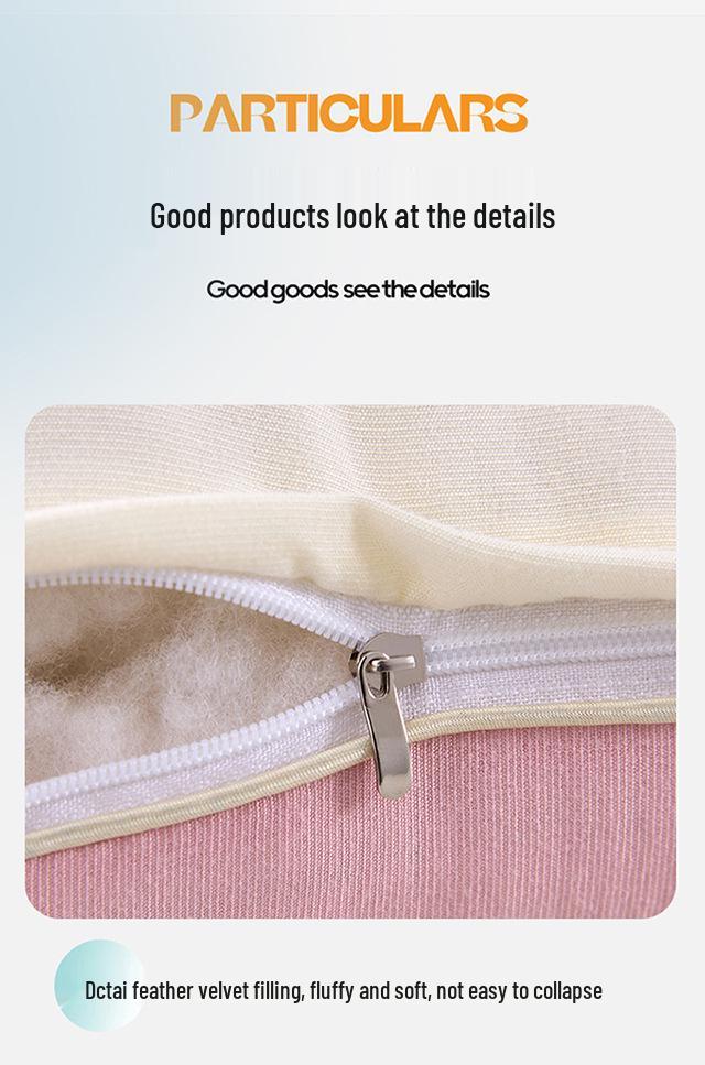 Soy Protein Fiber Neck Protection Pillow for Adults and Students - Home and Hotel Use
