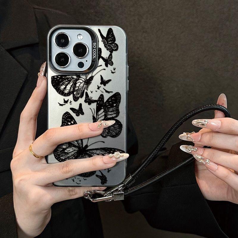 Butterfly Fly Apple 17 Mobile Phone Case iPhone15 Laser 14 Anti-drop 11 Creative 12promax Tide 78