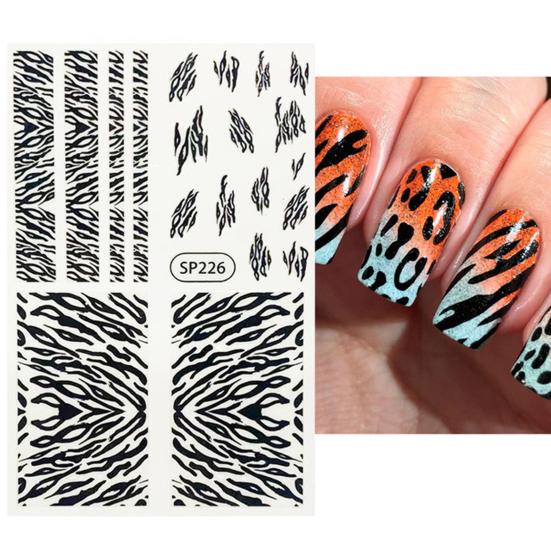 Delicate Nail Effect Ultra Stripe Decals 3D Thin DIY