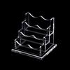 Acrylic Name Card Display Stand Transparent Desktop Display Holder  Office